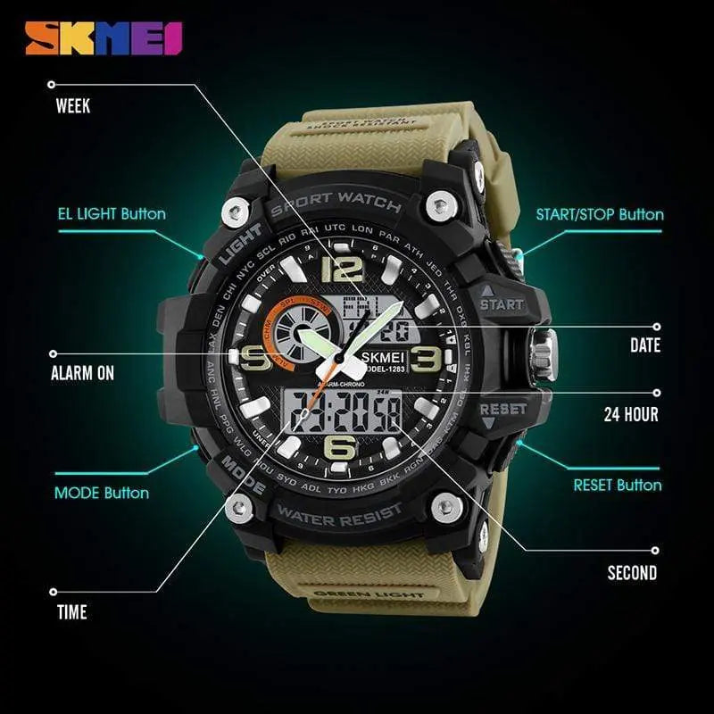 1283 Analog Digital Sports watch for Men