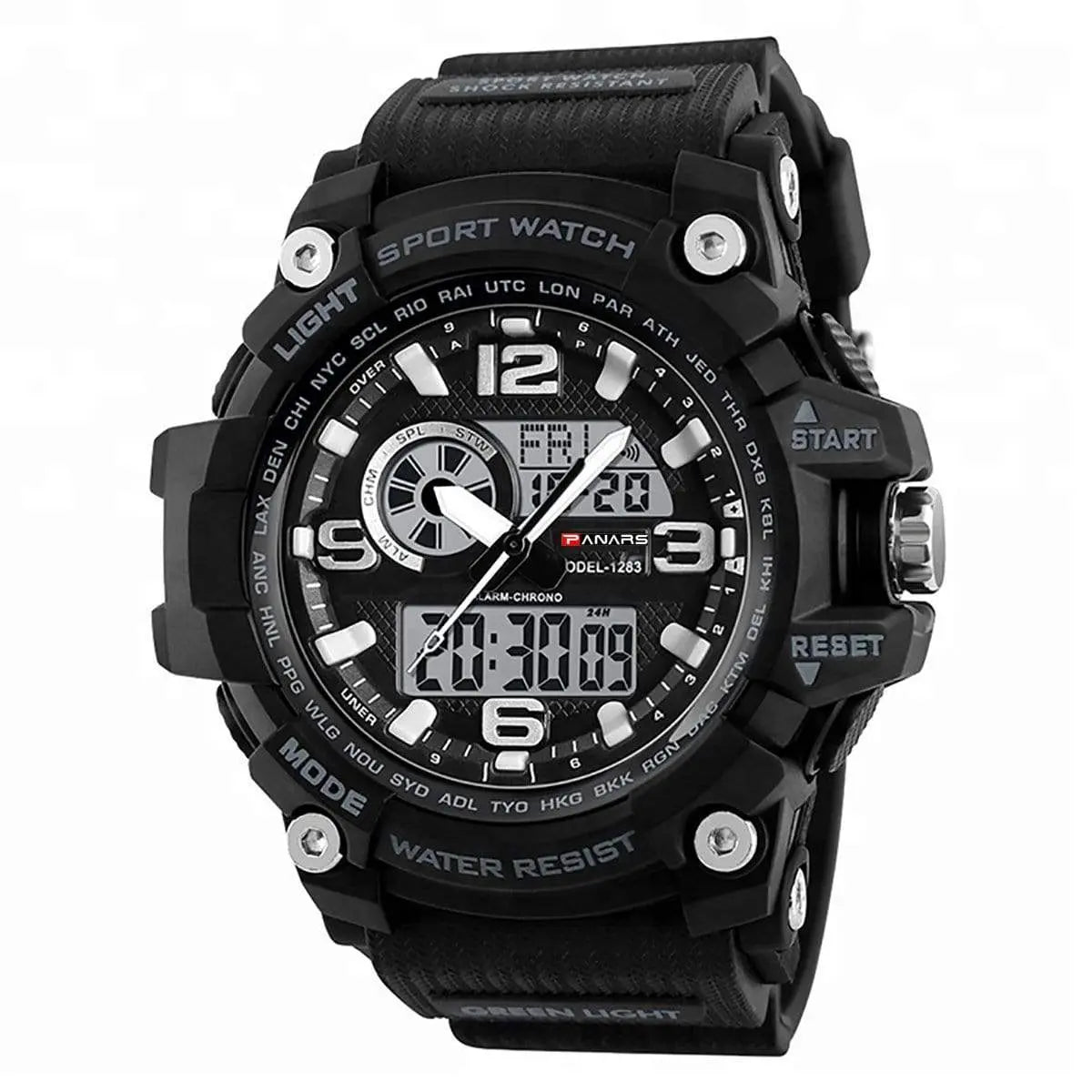1283 Analog Digital Sports watch for Men Black