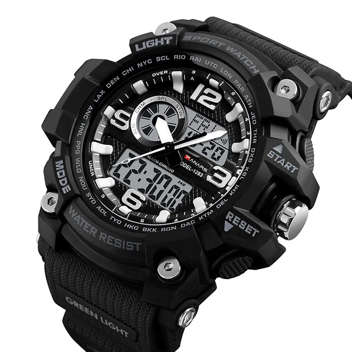 1283 Analog Digital Sports watch for Men Black