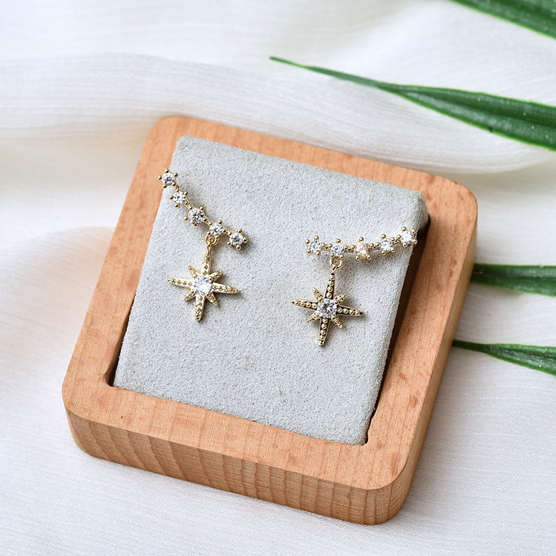 Korean Star Earrings for Women – Simple Alloy Trendy Jewelry