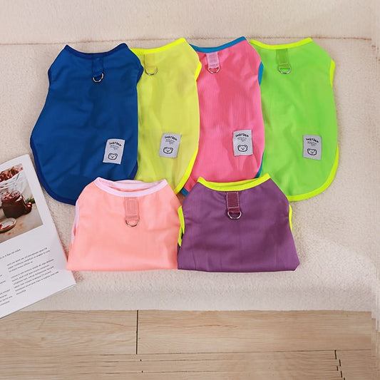 Breathable Mesh Pet Vest with Leash Hook