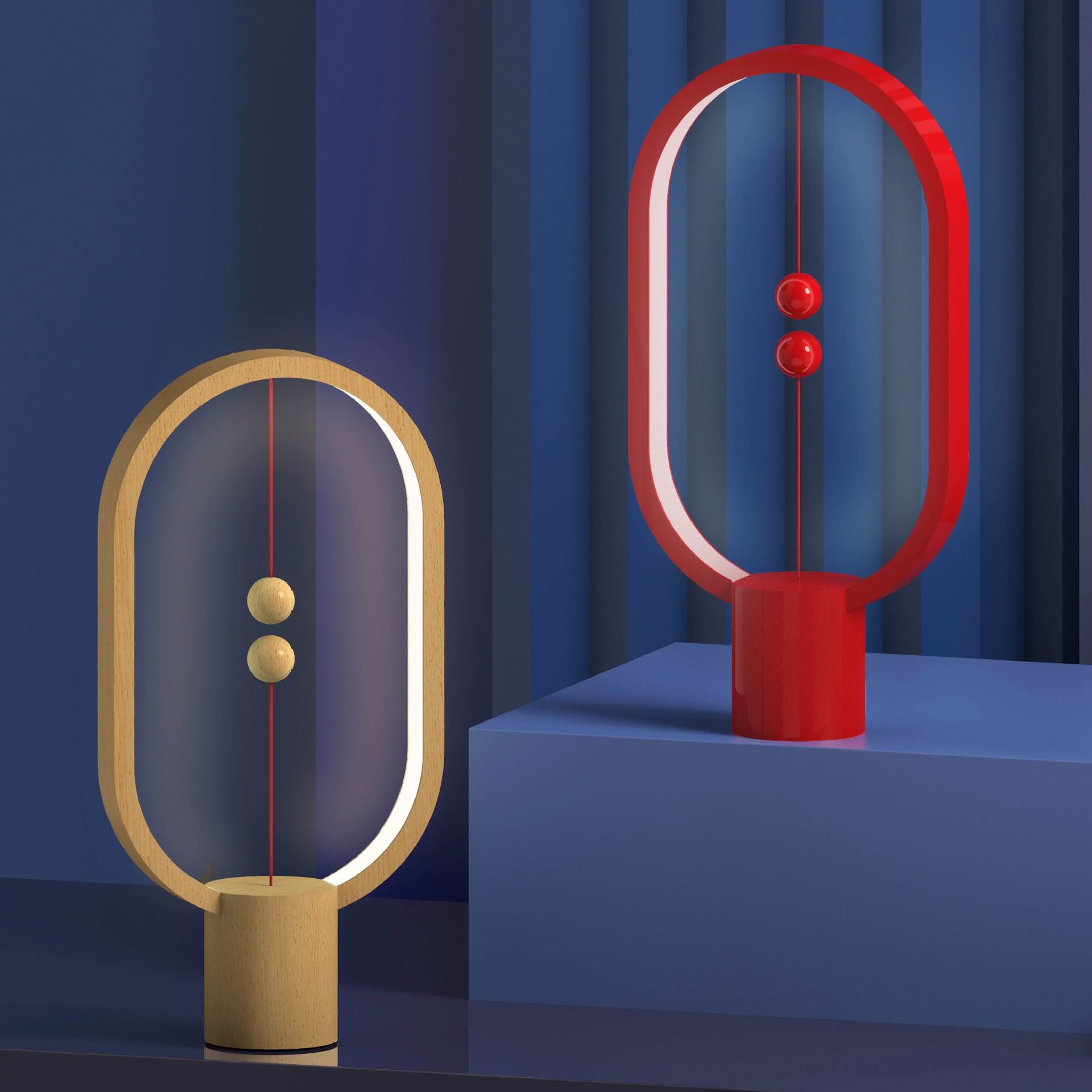 Magnetic Suspension LED Table Lamp – Mini Balance Lamp for Bedroom