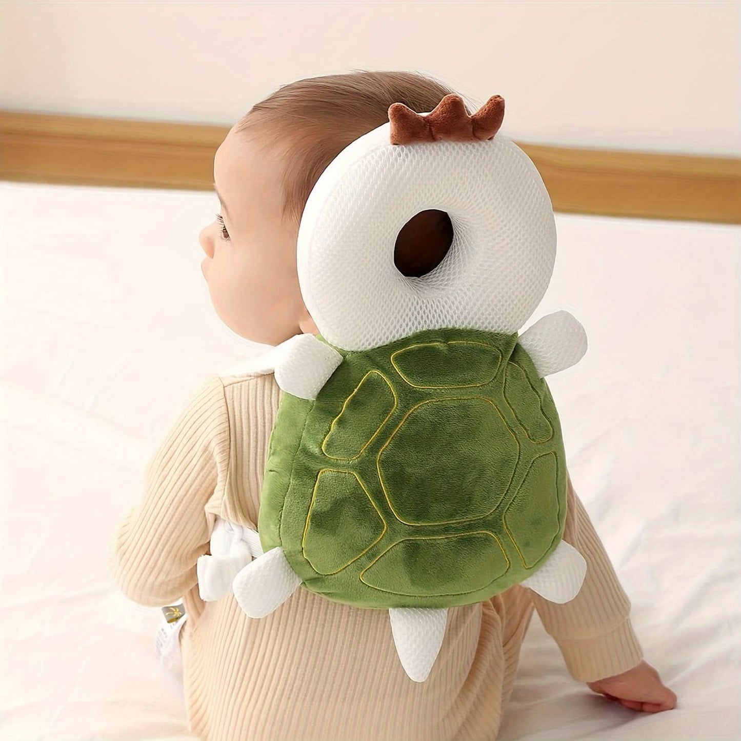 Cute Turtle Anti-Collision Pillow for Toddlers