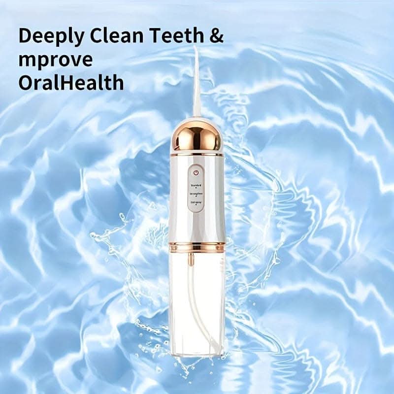 USB Rechargeable Electric Dental Flosser– Deep Clean, Tartar Removal, 3 Modes