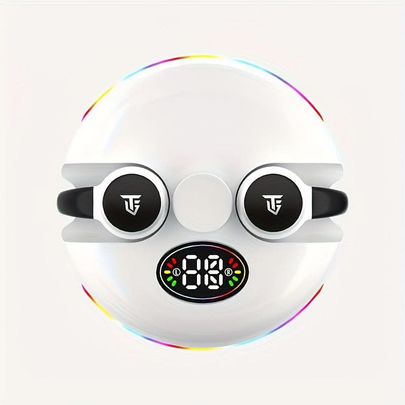 Wireless 5.3 Earbuds with Clip-On Design, Hi-Fi Stereo Sound