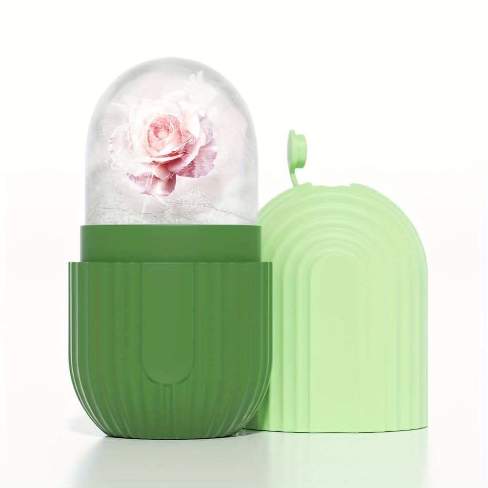 Silicone Facial Ice Roller for Skin Glow & De-Puffing