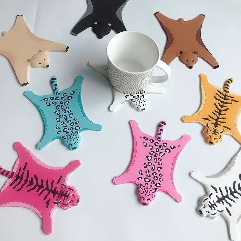 Cute Cartoon Animal Silicone Heat-Resistant Coaster