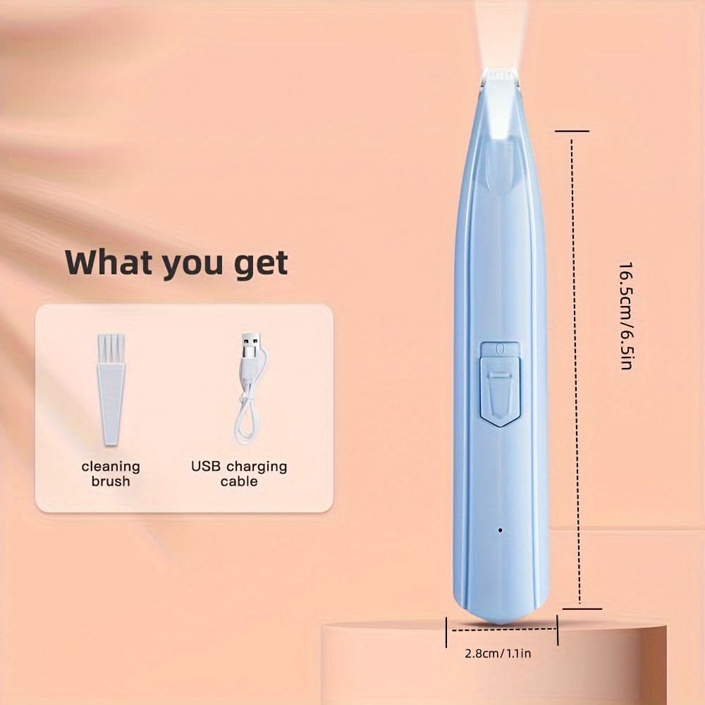 Cordless Pet Hair Clipper with Light