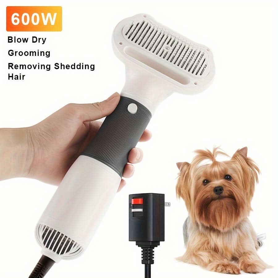 Quiet Pet Grooming Dryer with Brush