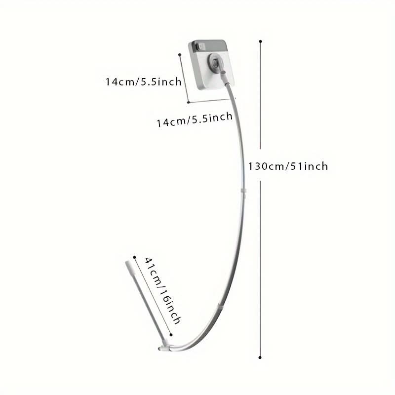 Double-Sided Telescopic Window Cleaner Kit - L-Shape Squeegee for Indoor & Outdoor