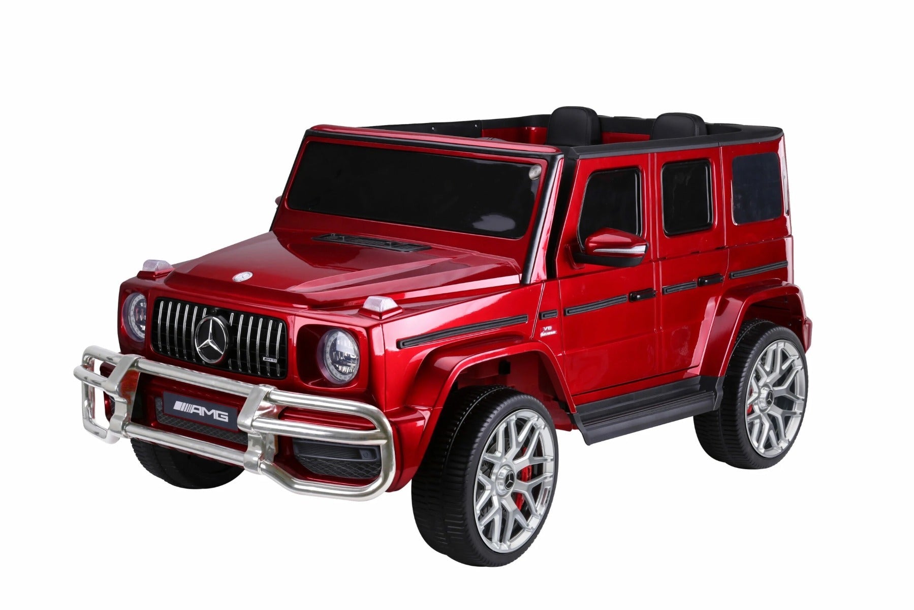 Mercedes Benz AMG 12V G63 G Wagon 2 Seater Kids Battery Operated Ride On Car With Remote Control Red