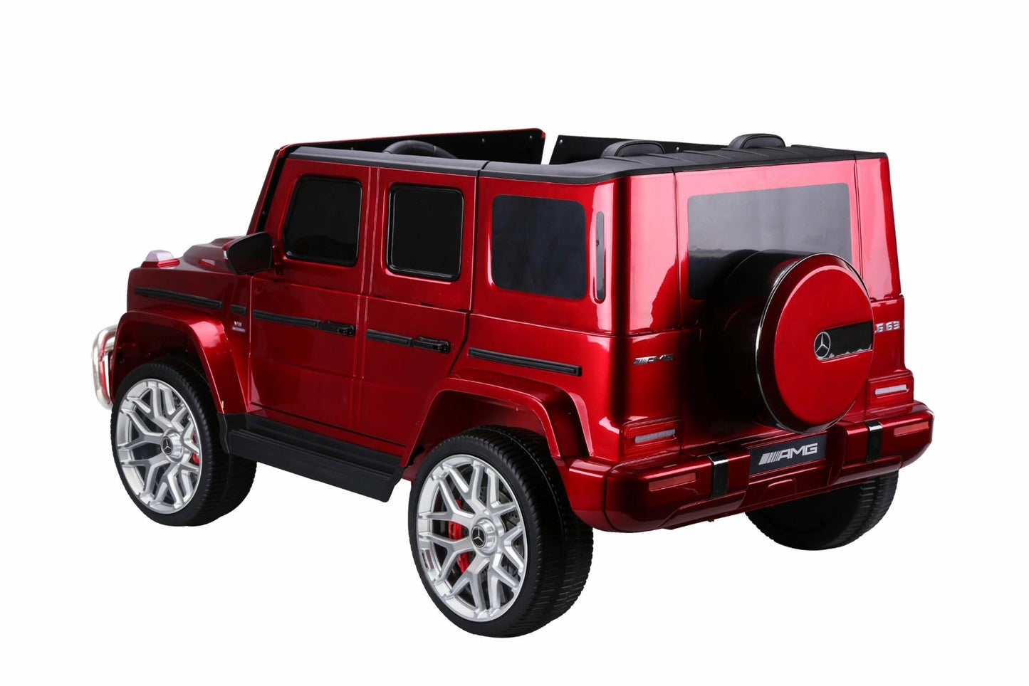 Mercedes Benz AMG 12V G63 G Wagon 2 Seater Kids Battery Operated Ride On Car With Remote Control Red