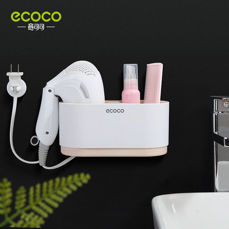 Wall-Mounted Bathroom Hair Dryer Holder
