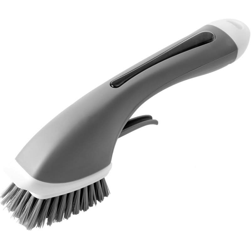 Long-Handle Dishwashing Brush with Soap Dispenser