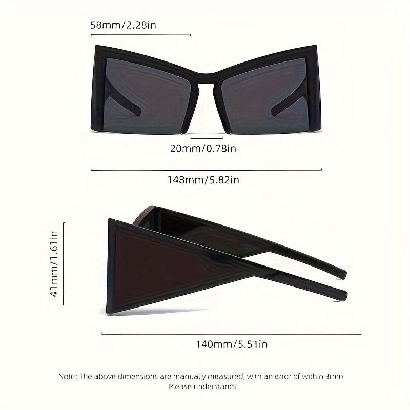 Fashionable UV400 Half-Frame Sunglasses for Men