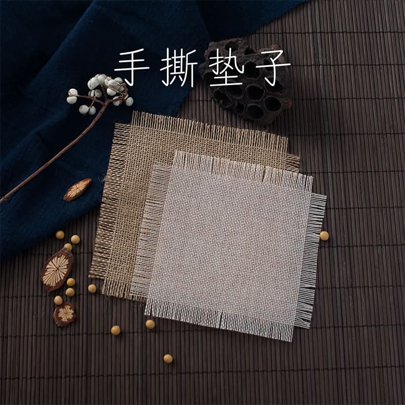 Retro Linen Gourmet Coasters (Set of 2)