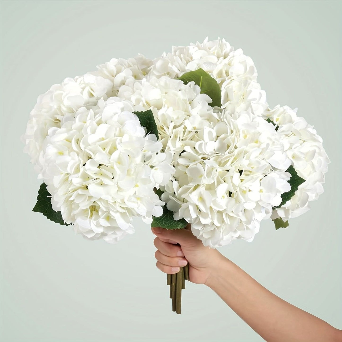 Artificial Hydrangea Flower Set, Realistic Outdoor Decor