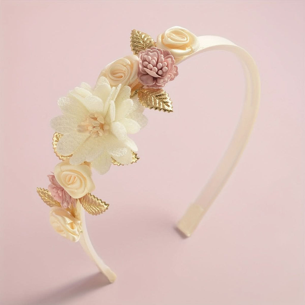Vintage Floral Leaf Hair Band for Women