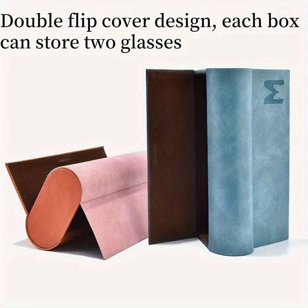 Double-Layer Glasses Case – Portable Scratch-Proof