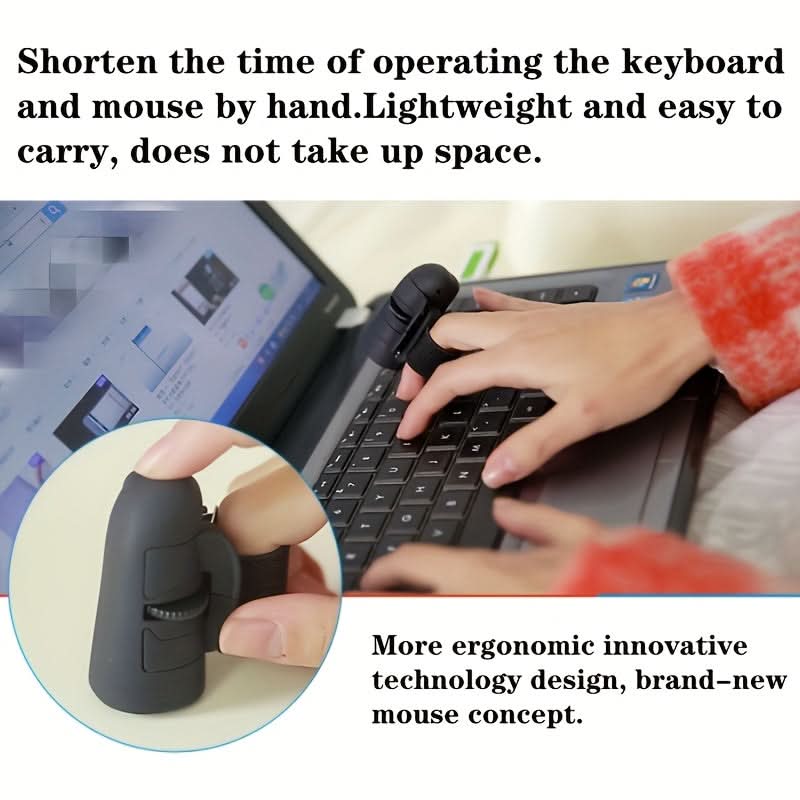 2.4G Wireless Finger Mouse - Right-Handed