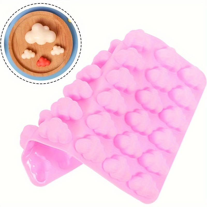 36-Grid Silicone Cloud Cake Mold – Nonstick Baking Tray for Ice Cubes