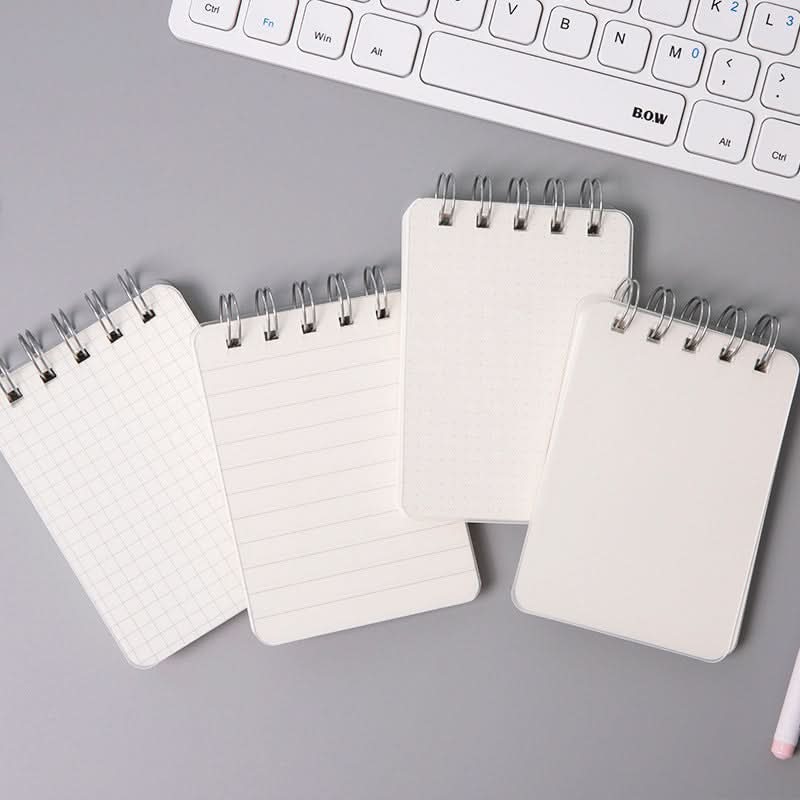 Upward Flip Loose-Leaf Pocket Notebook - Portable Mini Coil Notebooks