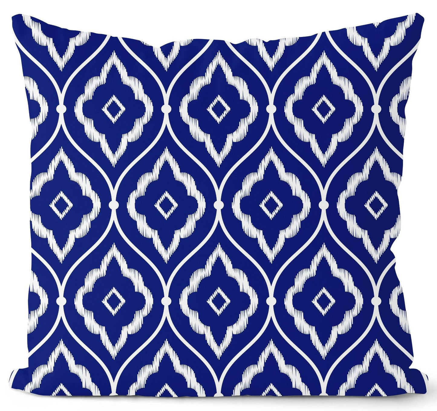 Royal Blue Geometric Pillow Cover
