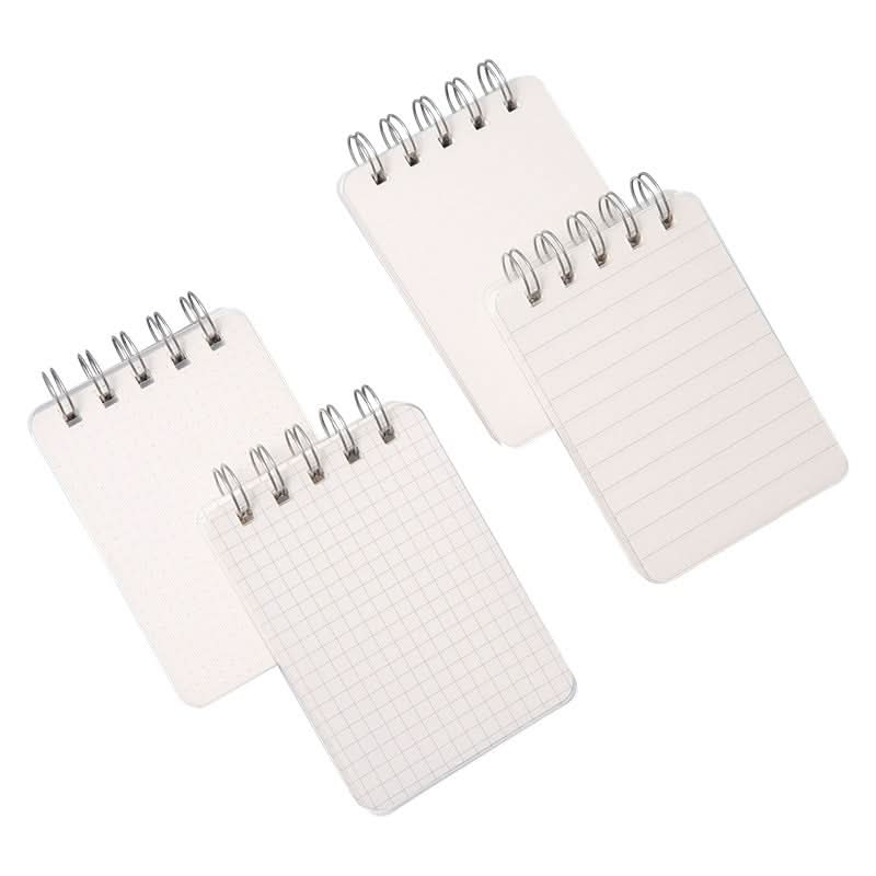 Upward Flip Loose-Leaf Pocket Notebook - Portable Mini Coil Notebooks