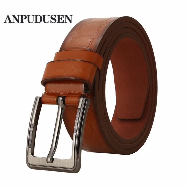 Unisex PU Leather Pin Buckle Belt