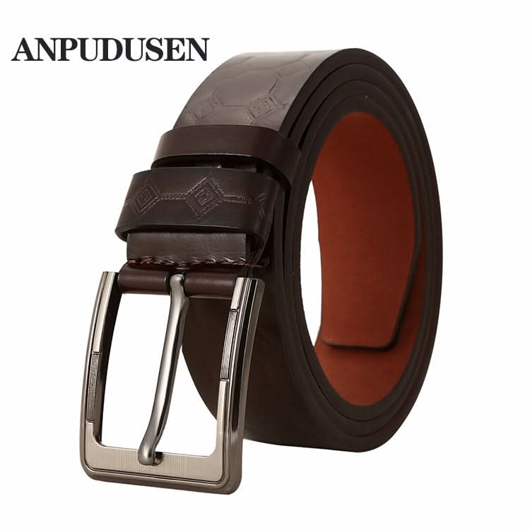 Unisex PU Leather Pin Buckle Belt