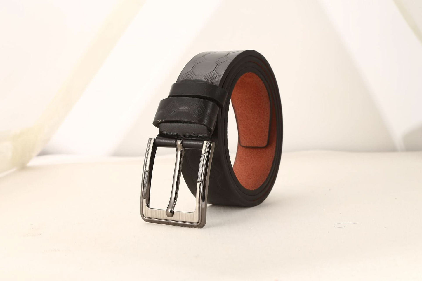 Unisex PU Leather Pin Buckle Belt