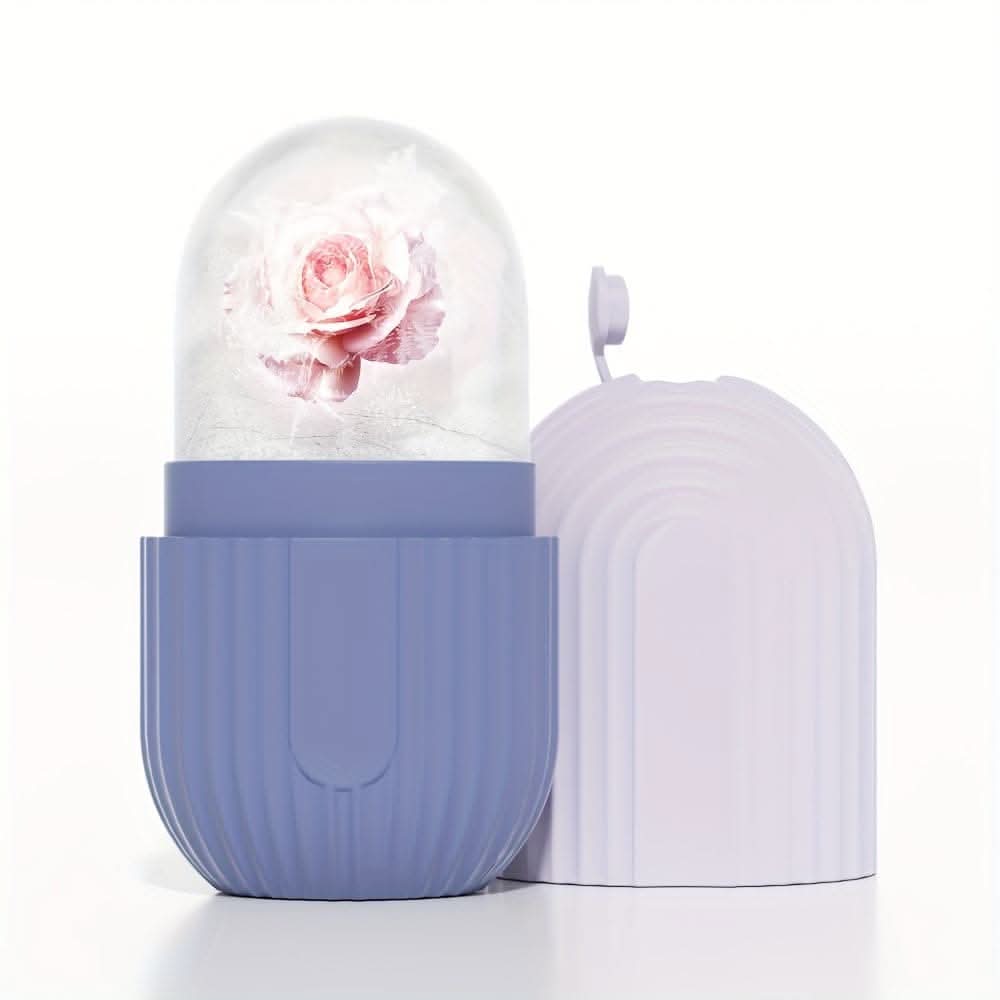 Silicone Facial Ice Roller for Skin Glow & De-Puffing