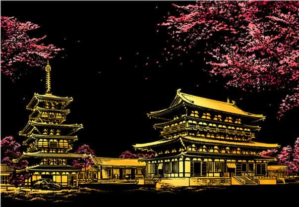 DIY Cityscape Scratch Art Kit