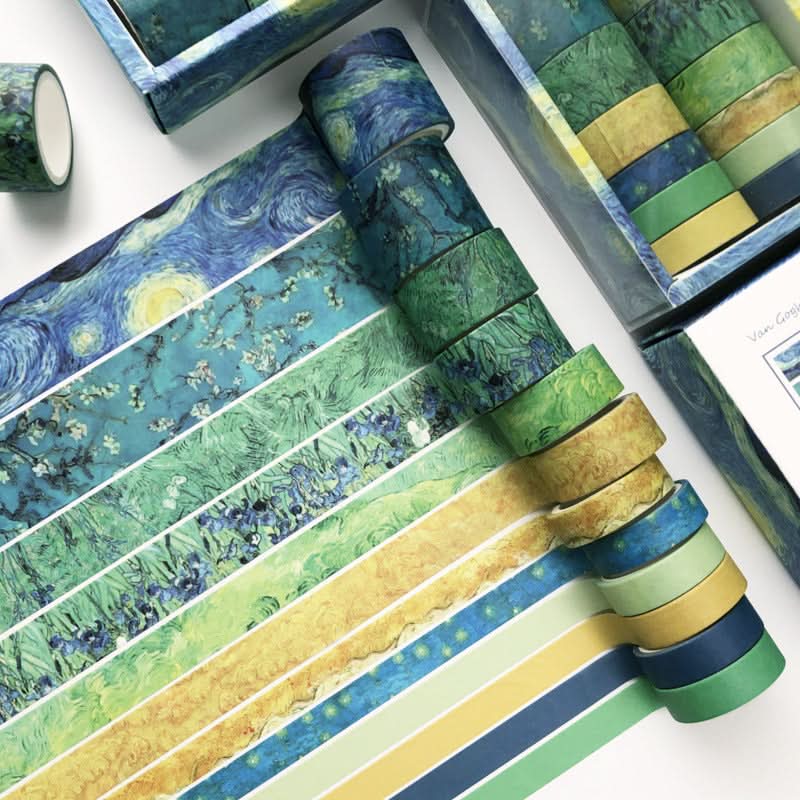 12-Pack Decorative Washi Tape Set for Notebooks & DIY