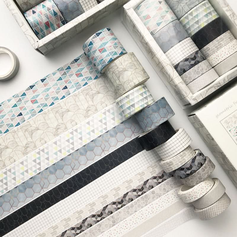 12-Pack Decorative Washi Tape Set for Notebooks & DIY