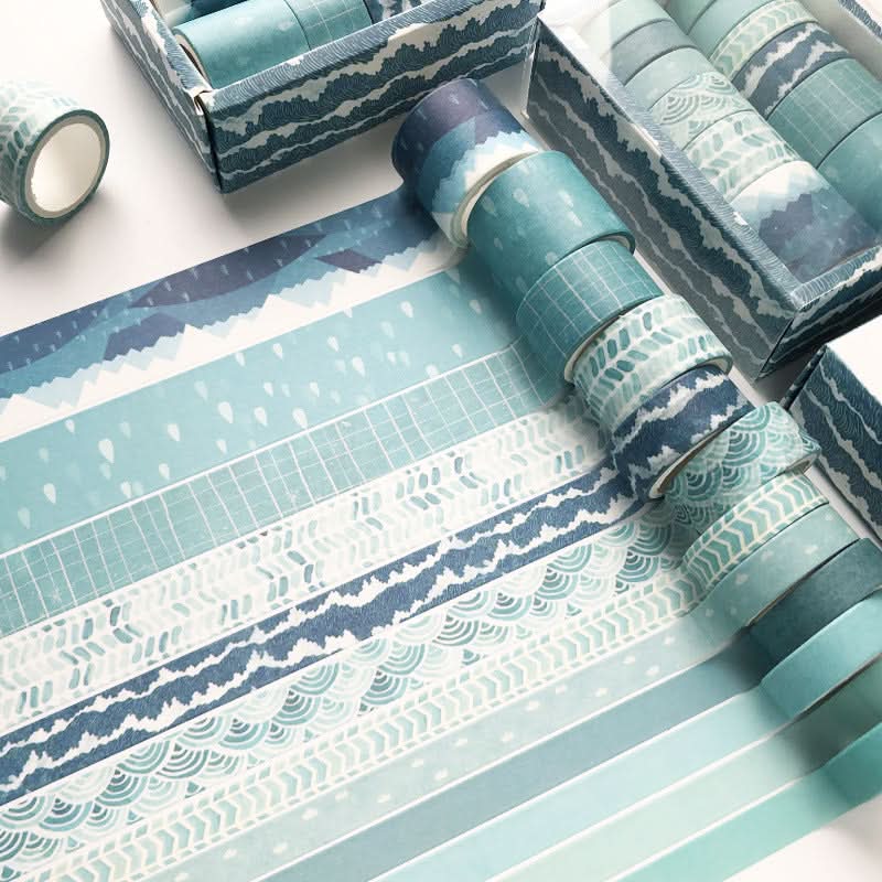 12-Pack Decorative Washi Tape Set for Notebooks & DIY