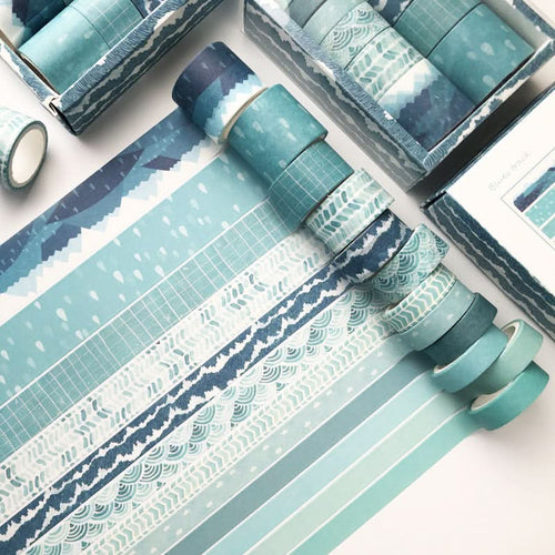 12-Pack Decorative Washi Tape Set for Notebooks & DIY
