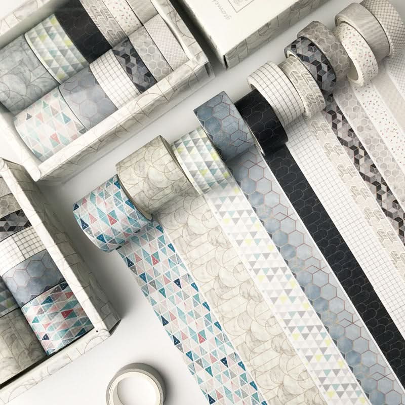 12-Pack Decorative Washi Tape Set for Notebooks & DIY