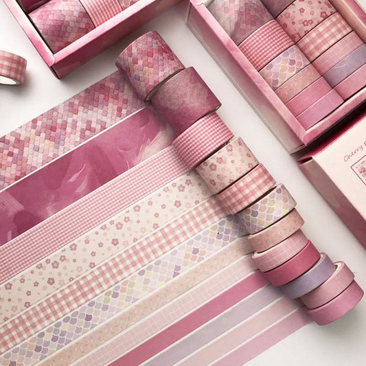 12-Pack Decorative Washi Tape Set for Notebooks & DIY