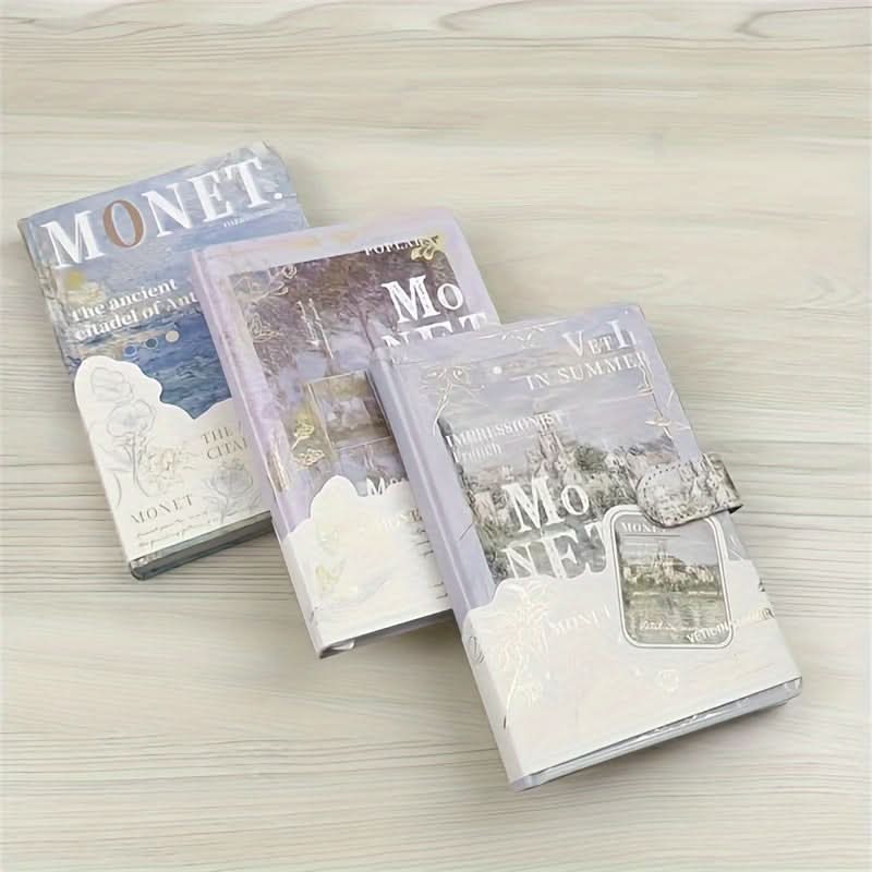 Monet-Inspired Hardcover Journal – Vibrant Colorful Illustrated Pages