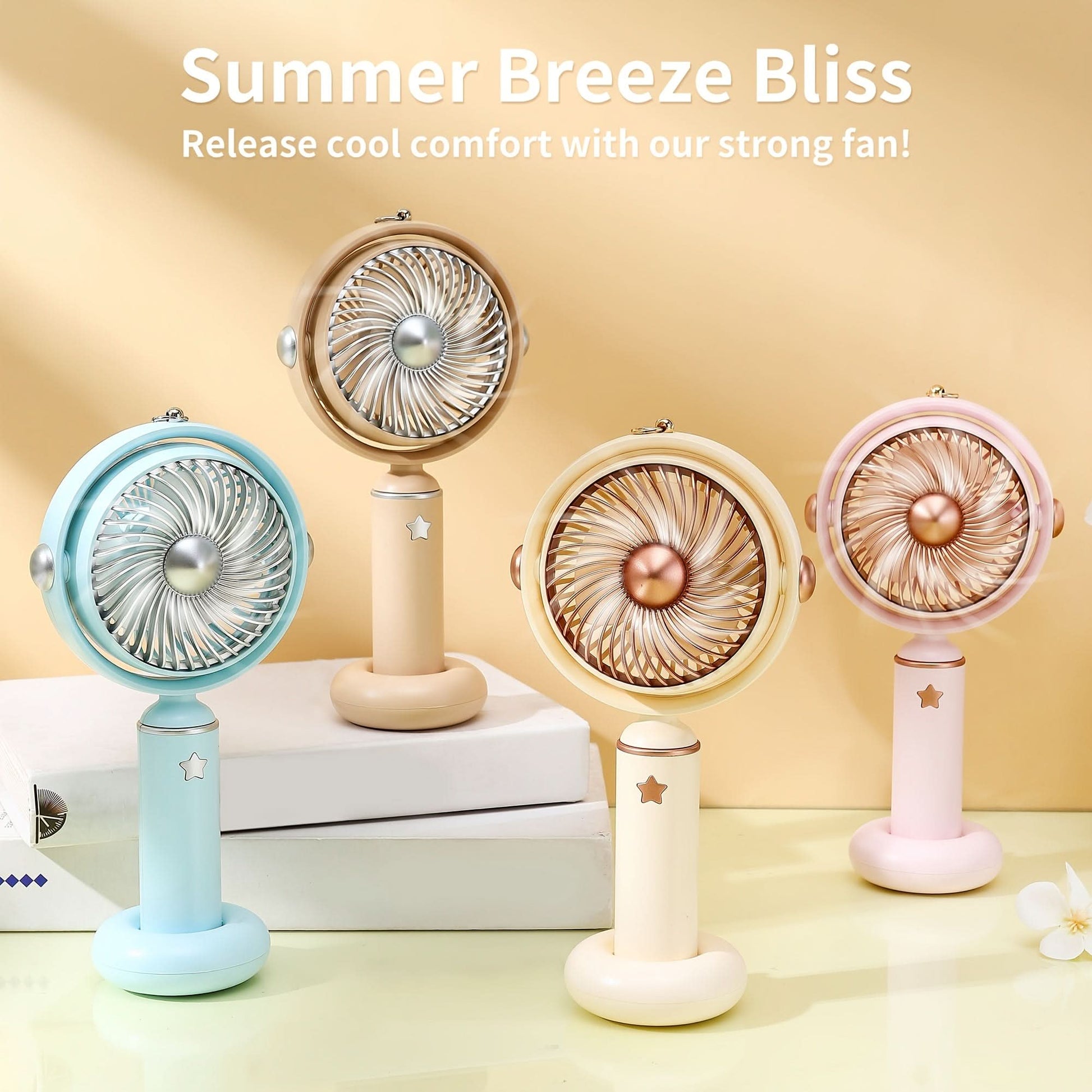 Chic USB Rechargeable Mini Handheld Fan