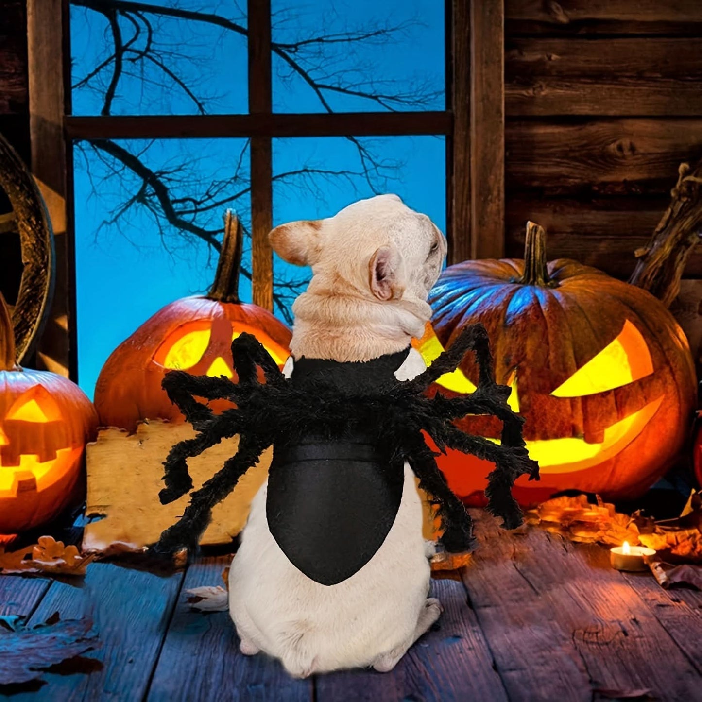 Furry Spider Pet Costume for Small Dogs & Cats