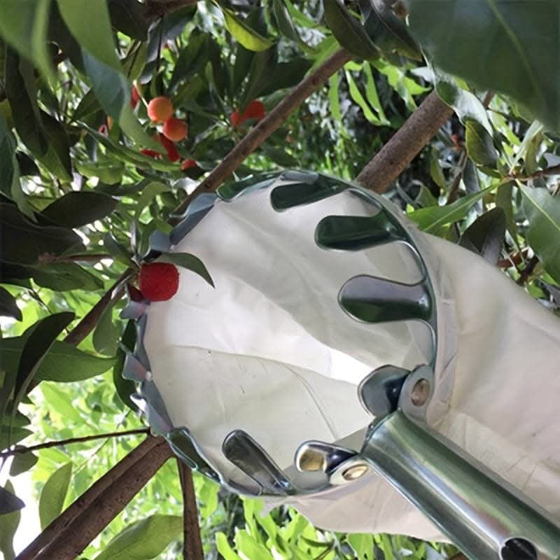 Premium White Textile High-Reach Fruit Pickers for Easy Harvesting