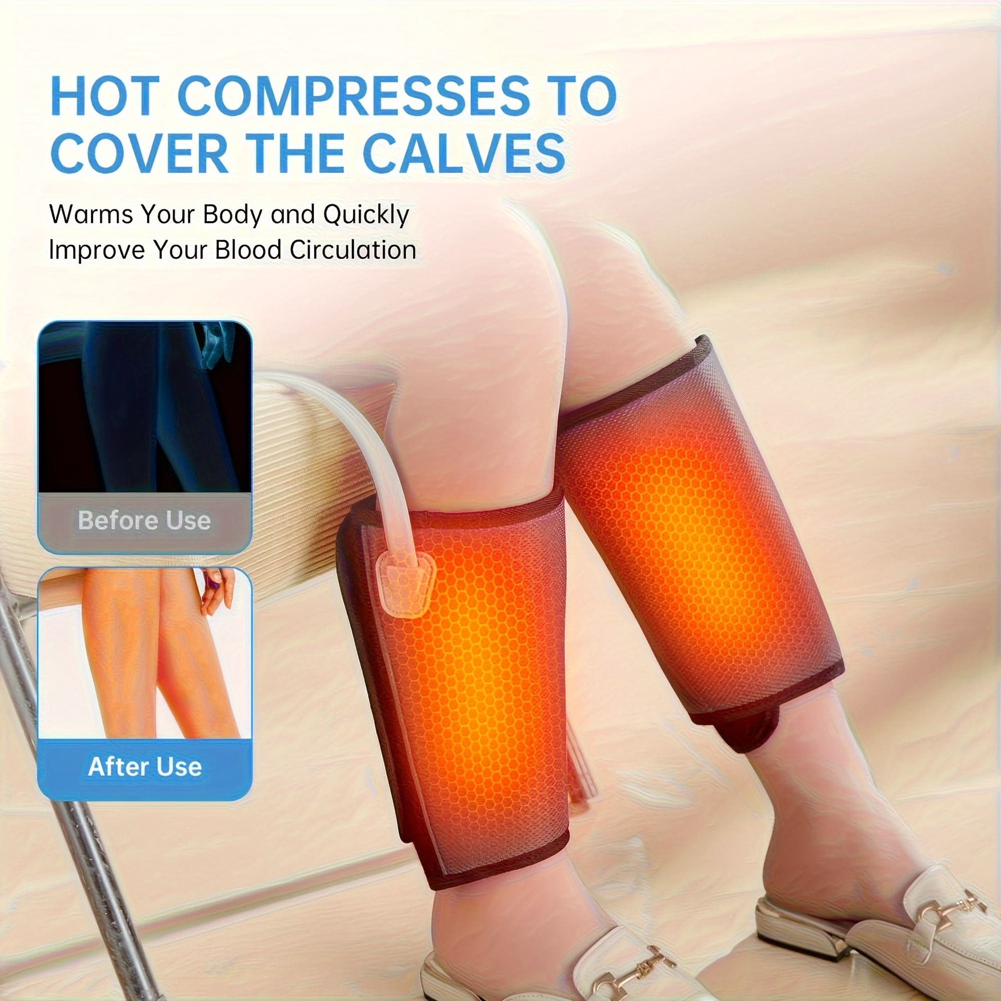 Air Compression Leg Massager for Circulation