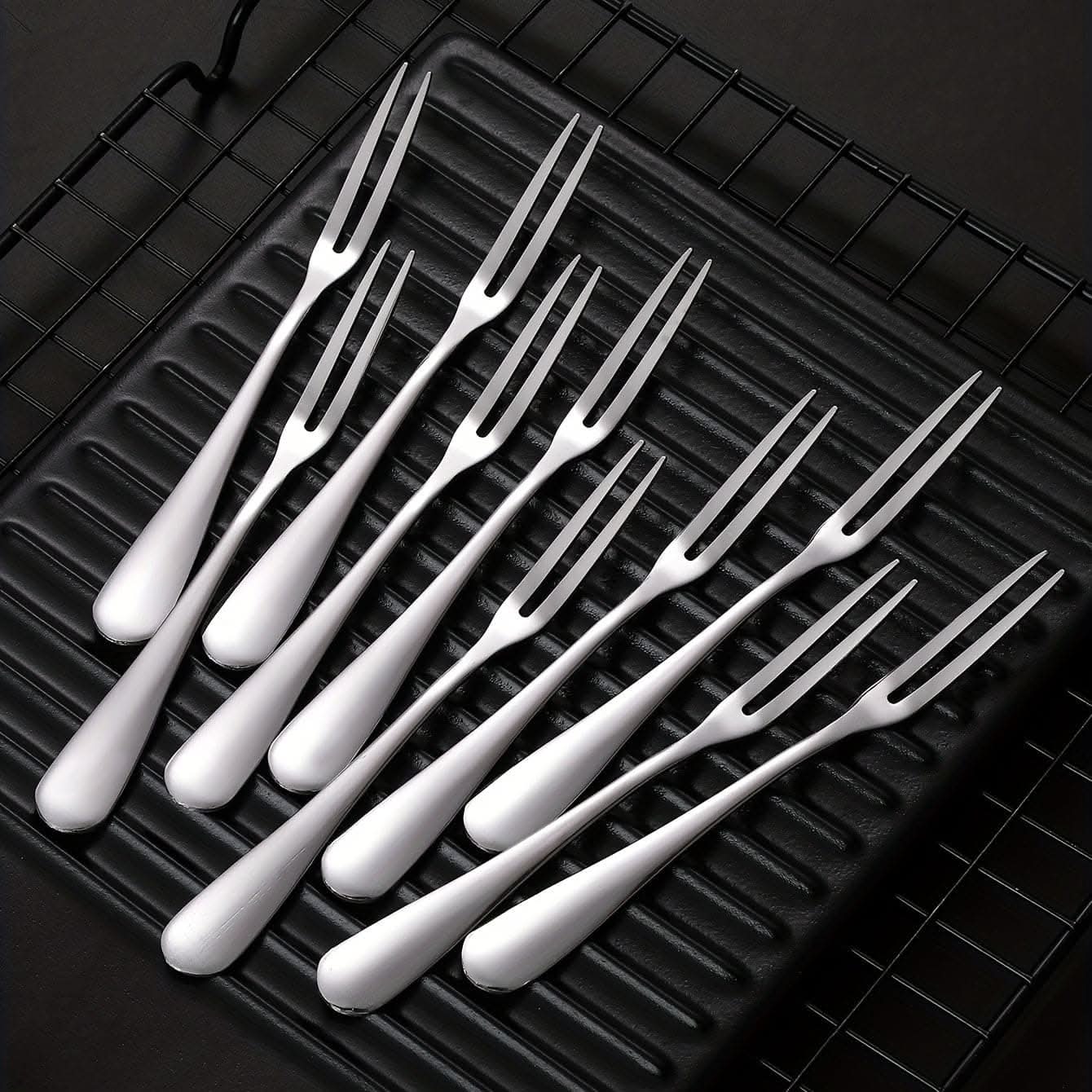 10-Piece Stainless Steel Fork Set