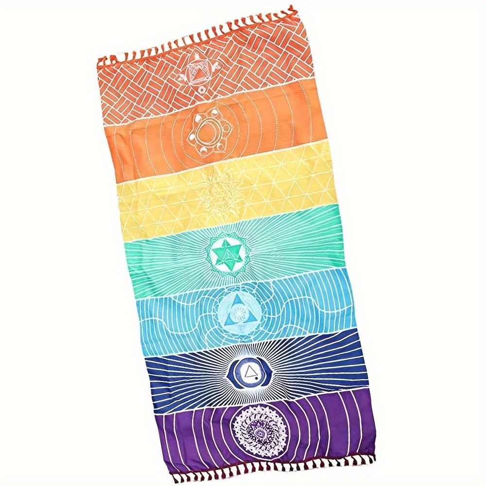 Non-Slip Yoga Mat and Beach Towel Combo