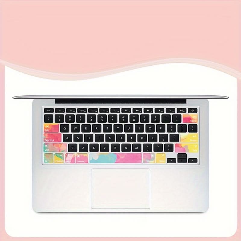 2 Pcs PVC Keyboard Stickers for MacBook – Durable ABS