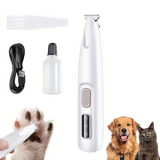 Cat Paw Trimmer with LED Light & Quiet