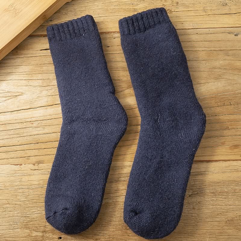 Men's Thick Wool Winter Socks - Mid-Tube