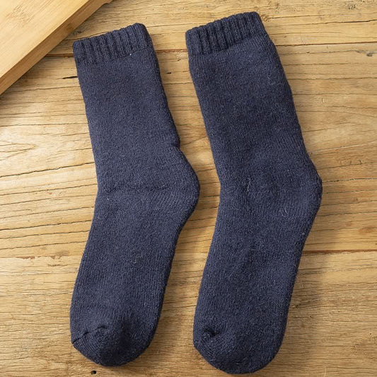 Men's Thick Wool Winter Socks - Mid-Tube